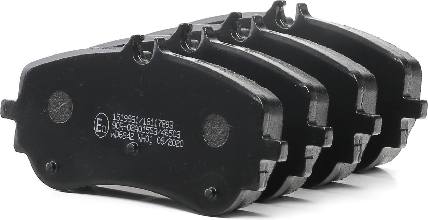 Ridex 402B1408 Brake Pad Set Rear Axle