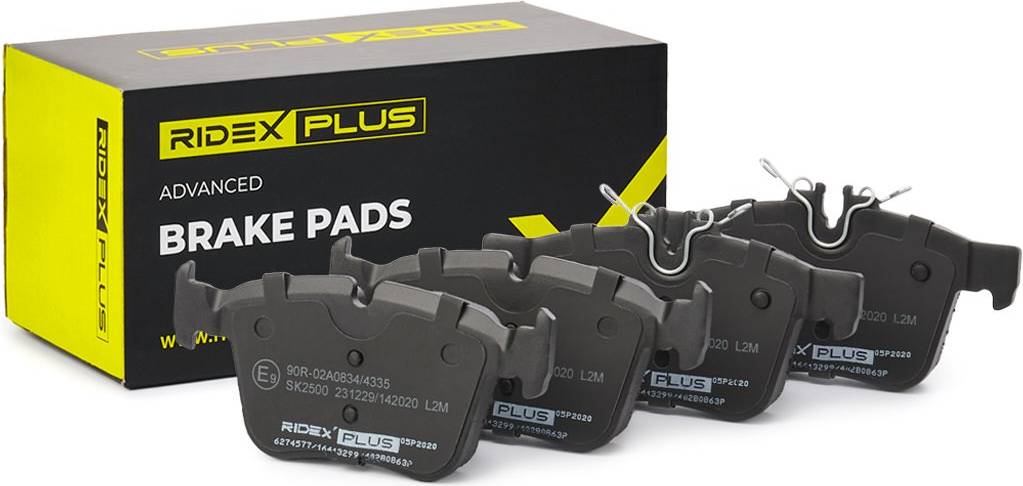 Ridex Brake Pad Set Rear Axle