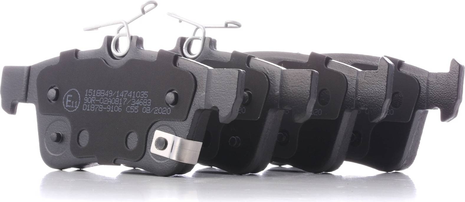 Ridex Brake Pad Set Rear Axle
