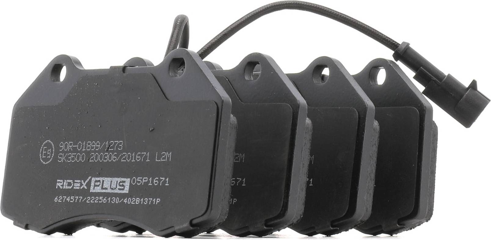 Ridex Plus Brake Pad Set Front Axle