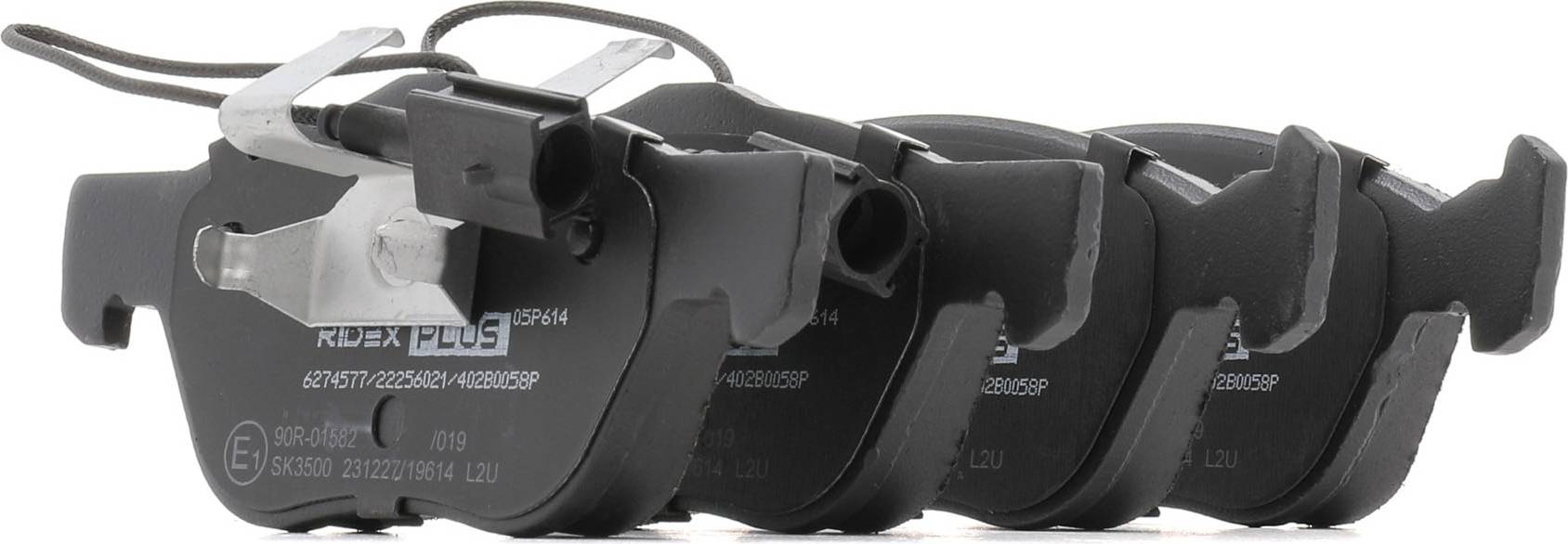 Ridex Brake Pad Set Front Axle