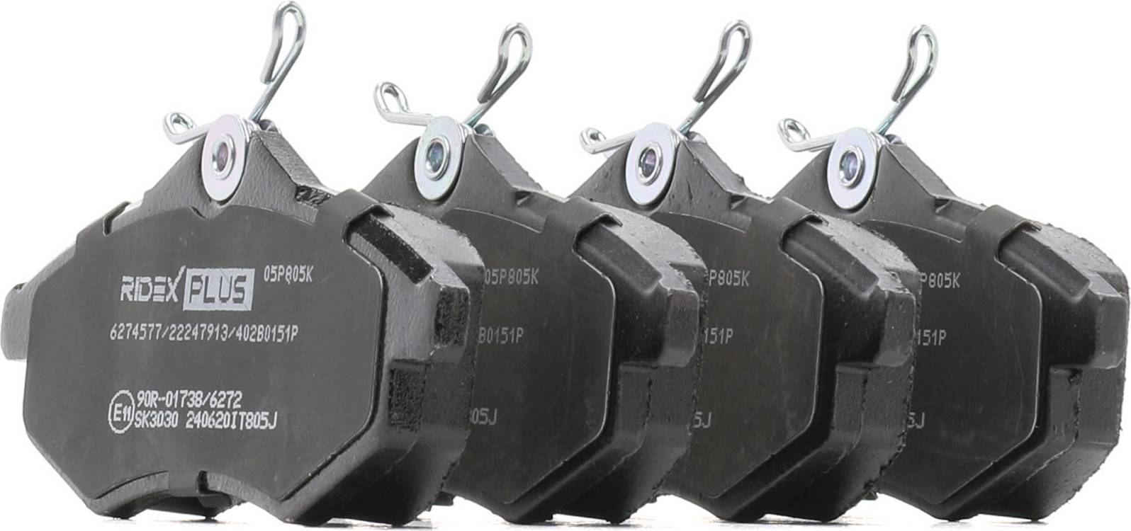 Ridex Brake Pad Set Front Axle