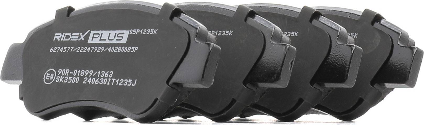 Ridex Plus Brake Pad Set Front Axle