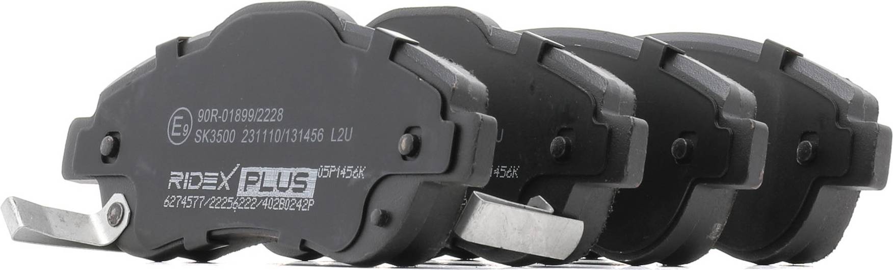 Ridex Plus Brake Pad Set Front Axle