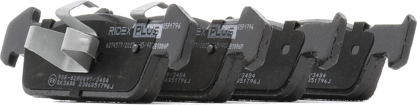 Ridex Plus Brake Pad Set Front Axle