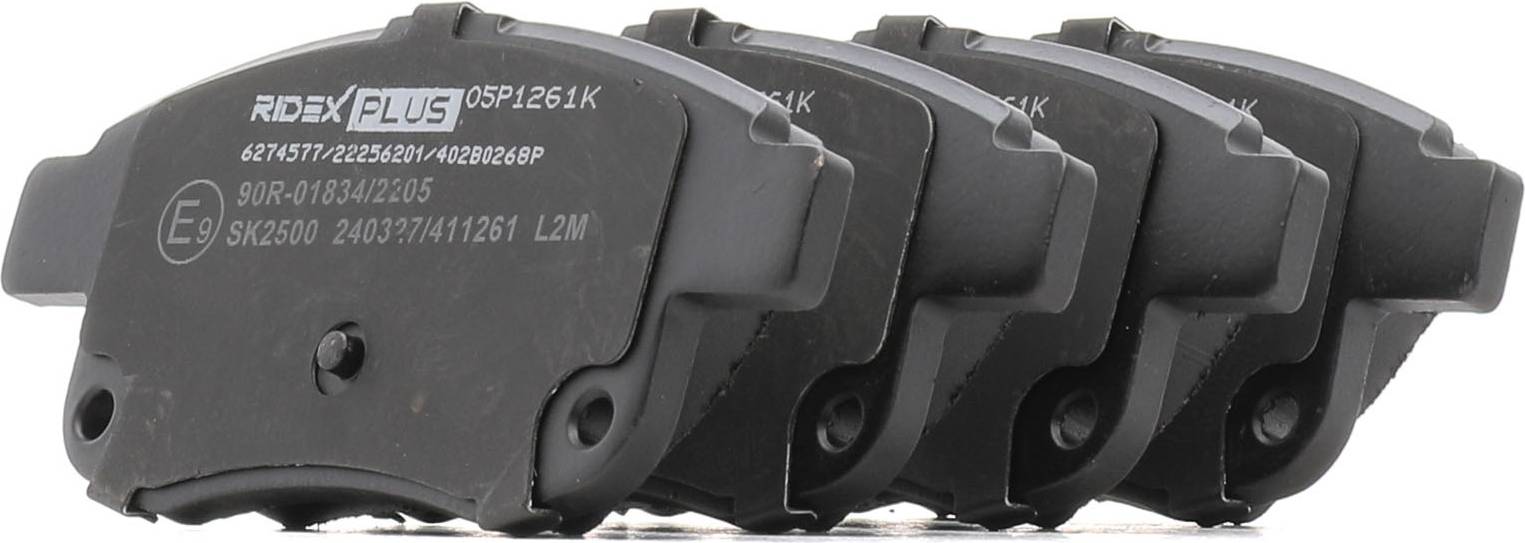 Ridex Plus Brake Pad Set Rear Axle