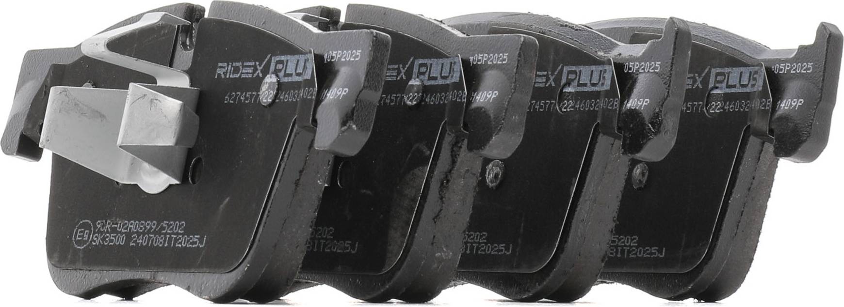Ridex Plus Brake Pad Set Front Axle