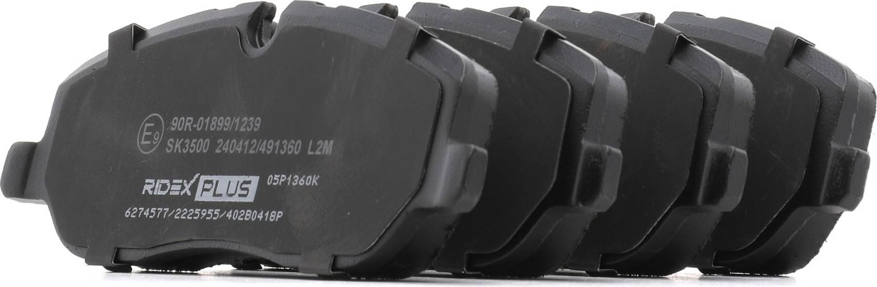 Ridex Brake Pad Set Front Axle