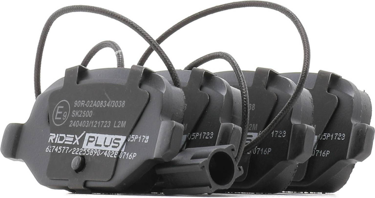 Ridex Brake Pad Set Rear Axle 402B0716P
