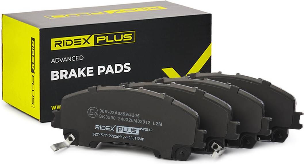 Ridex Plus Brake Pad Set Front Axle