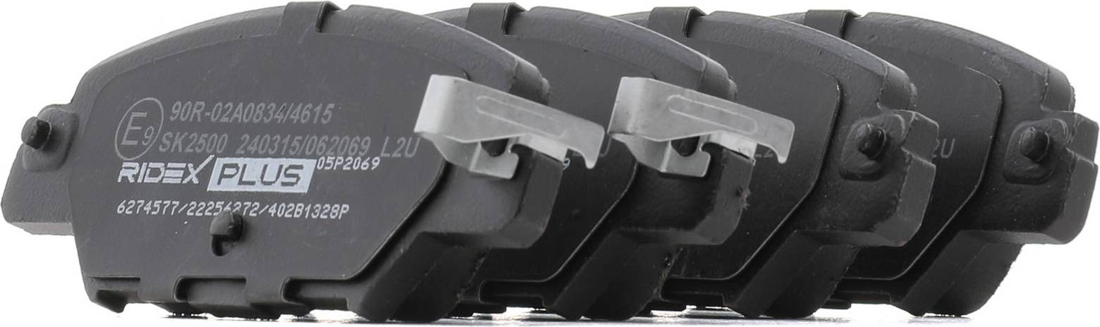 Ridex Plus Brake Pad Set Rear Axle