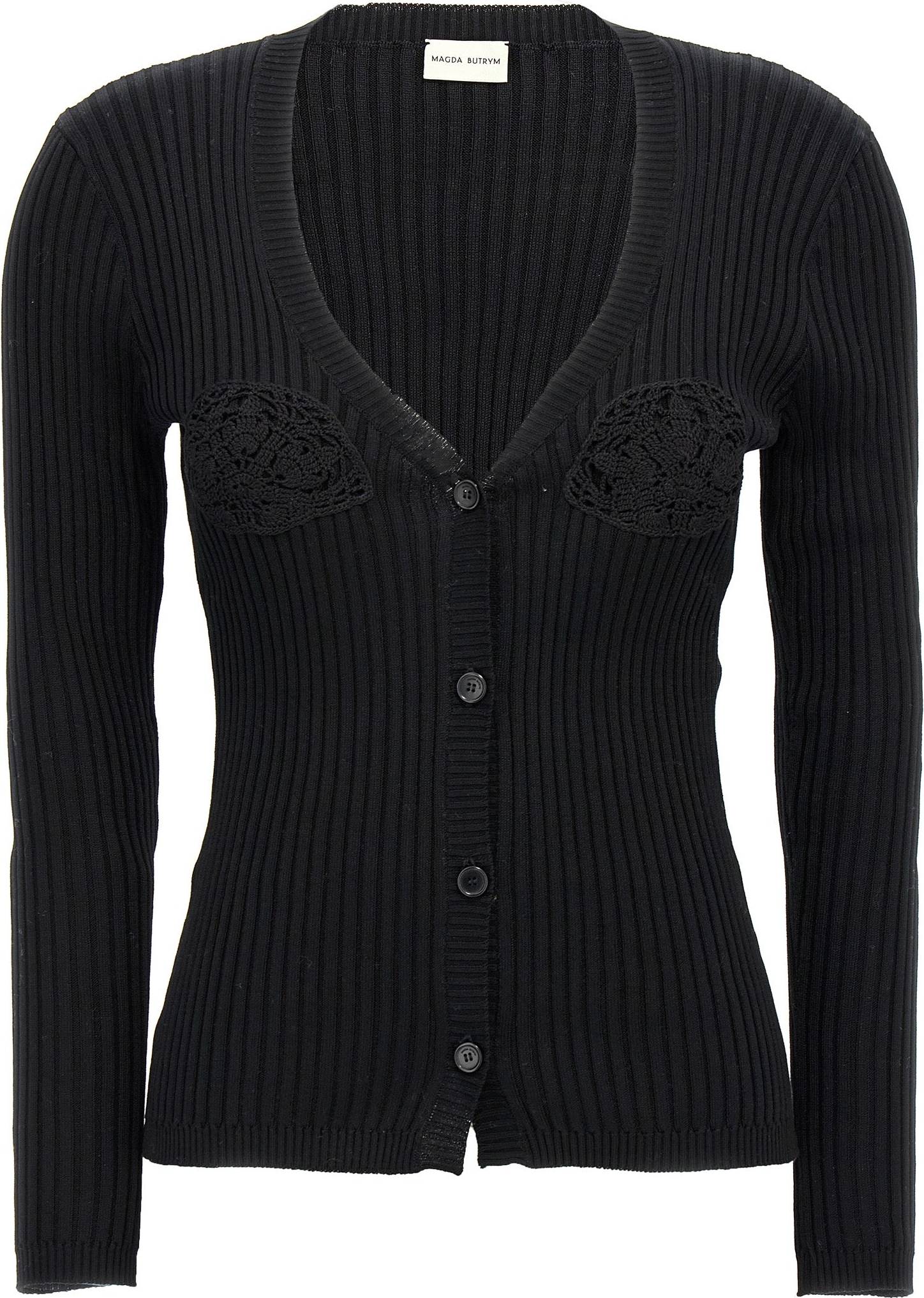 Strik Cardigan - Sort