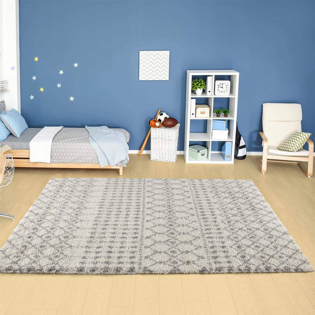 THE RUGS Moroccan Shaggy Collection Rug 120cm x 170cm