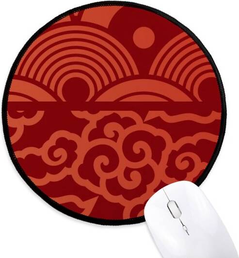 DIYthinker Clouds Waves Pattern Mouse Pad
