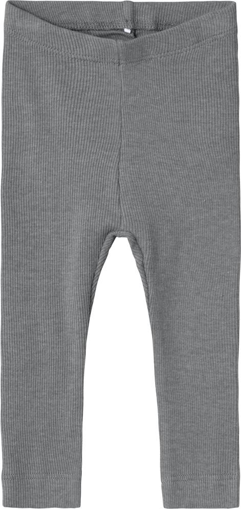 Name It Basic Rib Leggings - Mockingbird