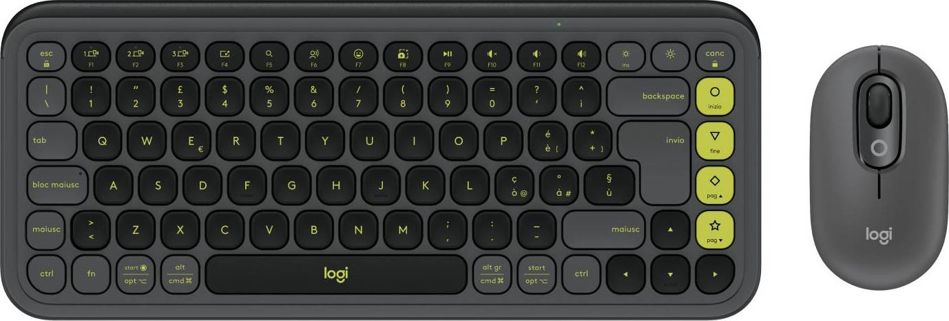 Logitech keyboard and mouse Logitech POP Icon Combo Bluetooth Keyboard and Mouse Set