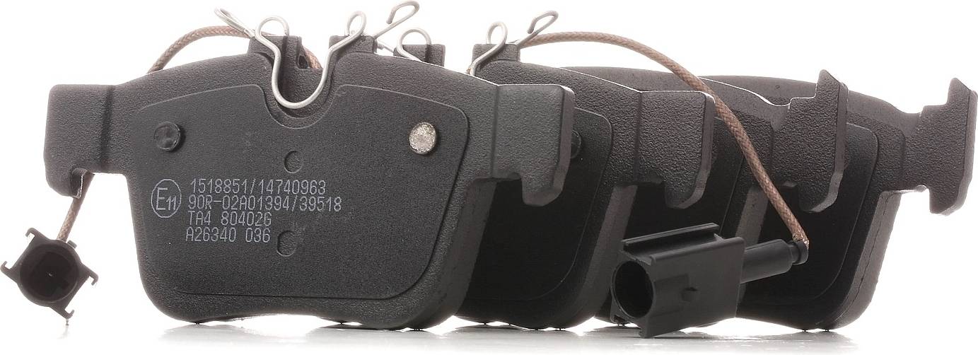 Ridex 402B1339 Brake Pad Set Rear Axle