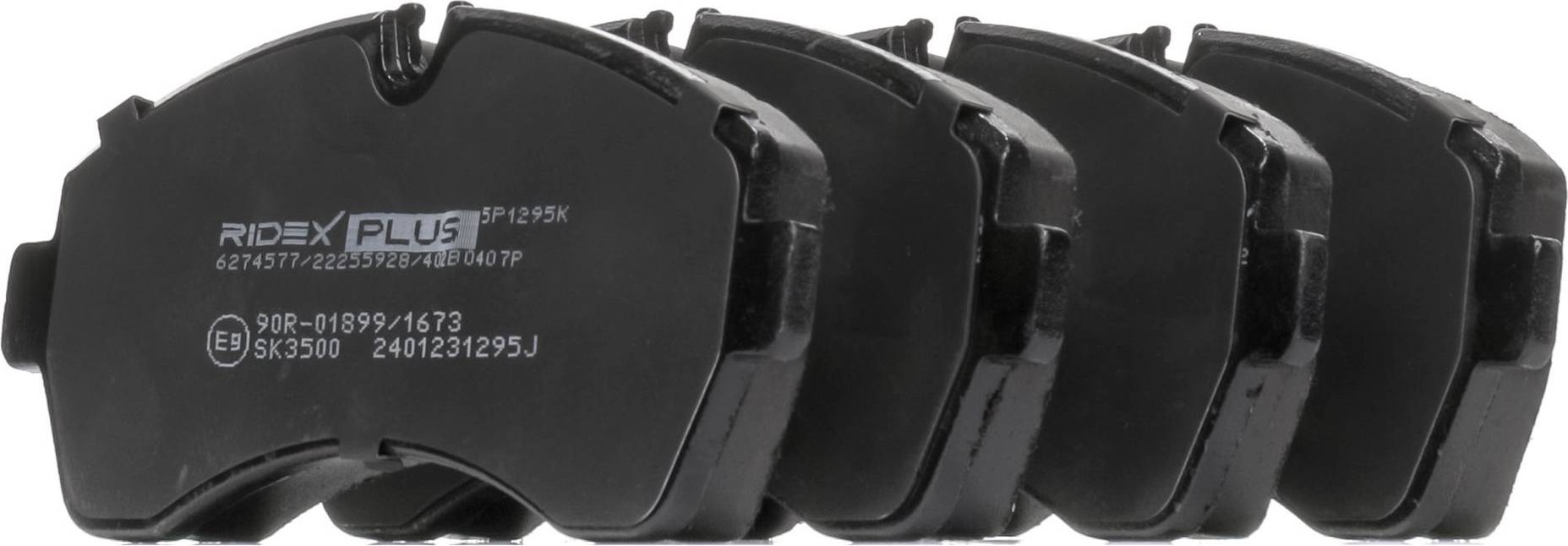 Ridex Plus Brake Pad Set Front Axle