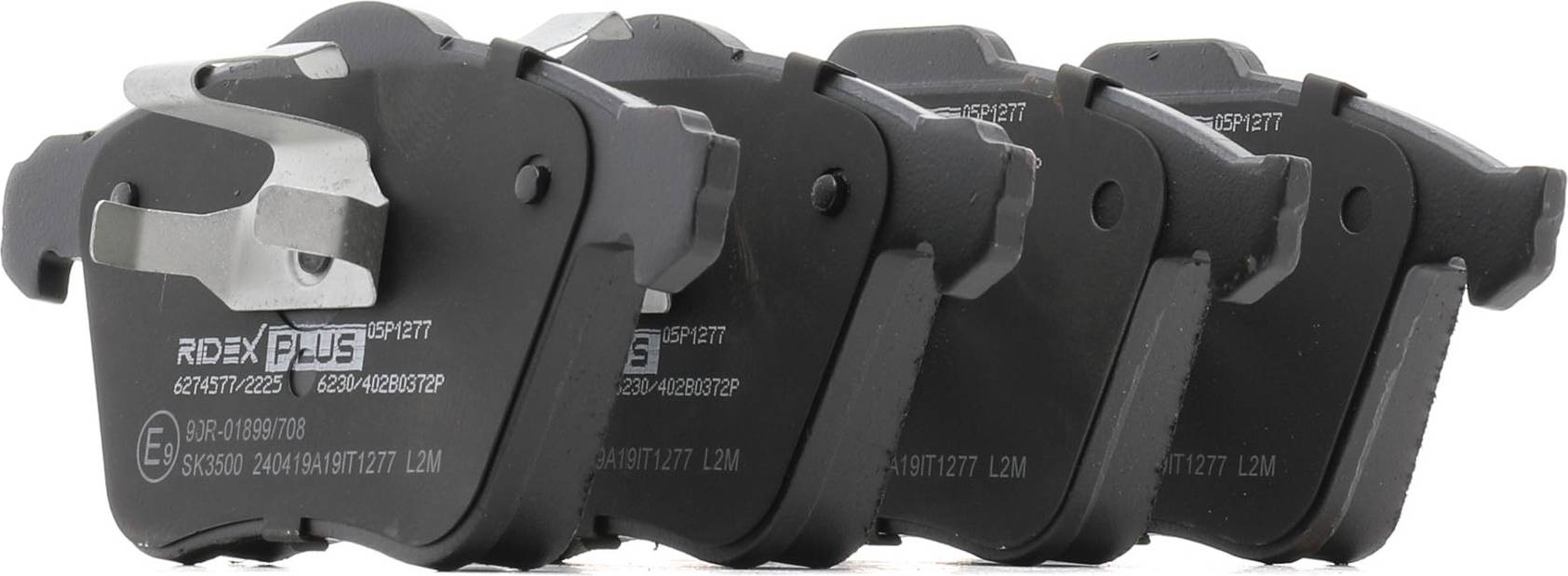 Ridex Plus Brake Pad Set Front Axle