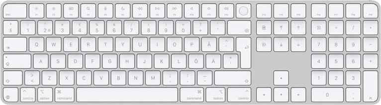 Apple magic keyboard Apple Magic Keyboard Touch ID Num Key White