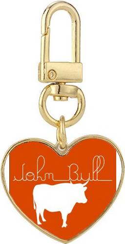 DIYthinker Common Knowledge Gold Heart Keychain - Metal
