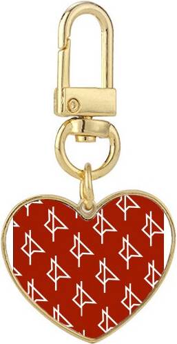 DIYthinker Control Switch Seal Patterns Keychain - Gold