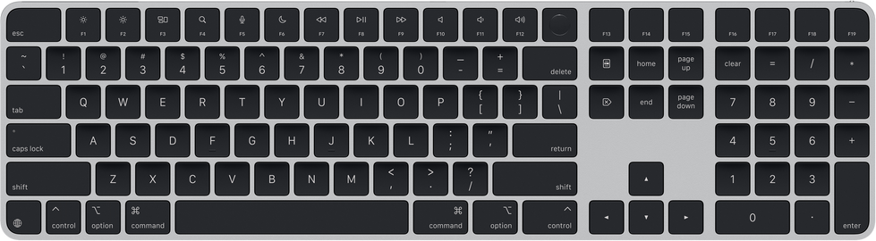 Apple Magic Keyboard with Touch ID and Numeric Keypad for Mac Models