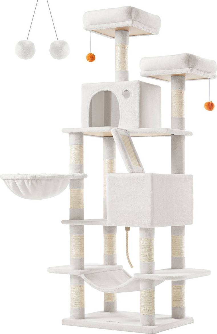 Multi level cat tree Feandrea 66.1-Inch Multi-Level Cat Tree