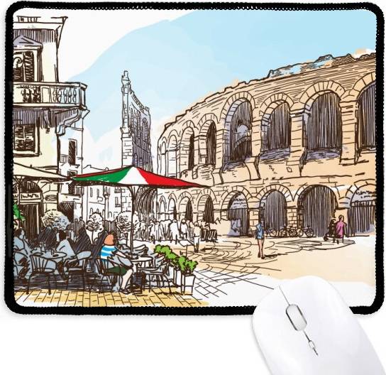 DIYthinker Italy Architecture Pattern Mousepad