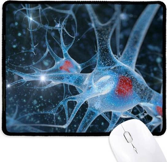 DIYthinker Pattern Mousepad Stitched Edge Mat