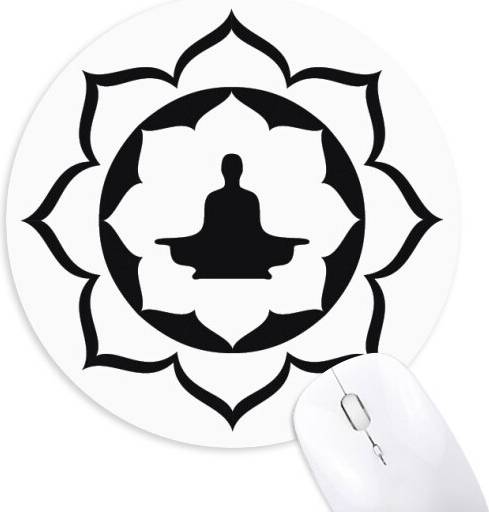 DIYthinker Lotus Figure Pattern Mouse Pad