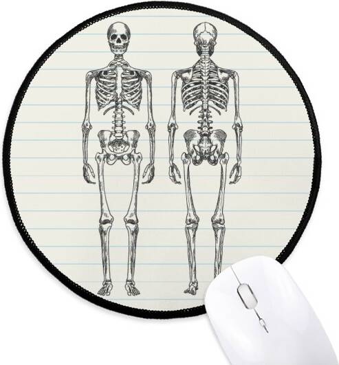 DIYthinker Human Body Structure Skeleton Mouse Pad