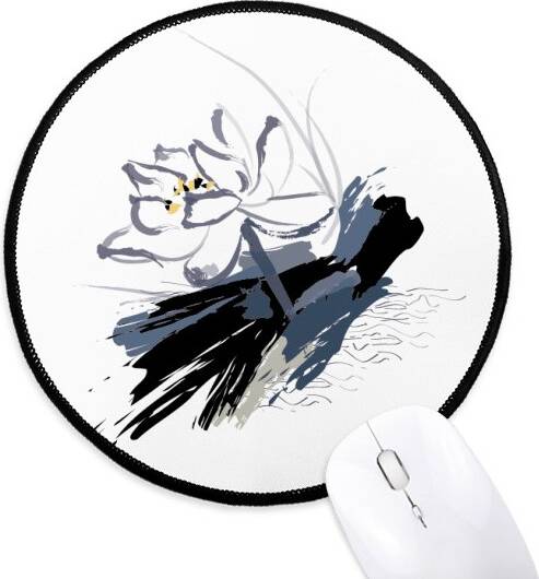 DIYthinker Ink Lotus Flower Mouse Pad
