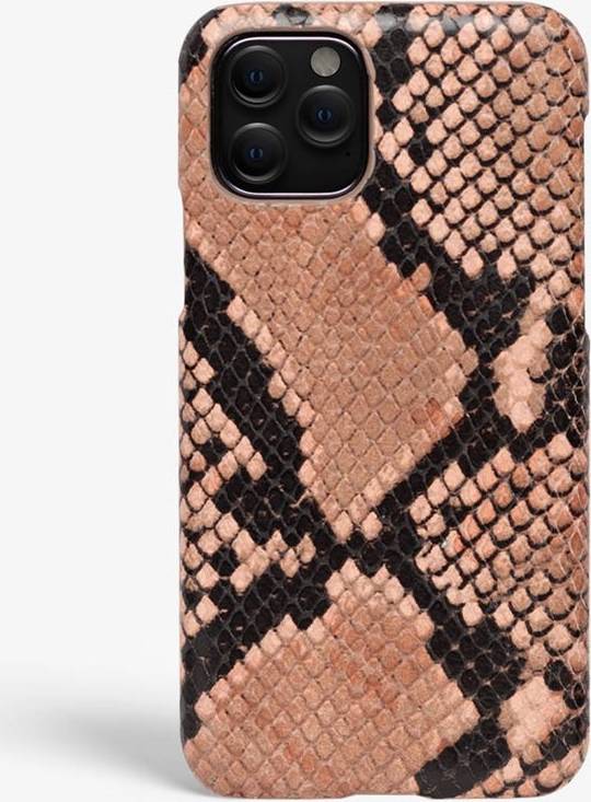 Deksel til iphone 11 The Case Factory Deksel iPhone 11 Pro Python Peach