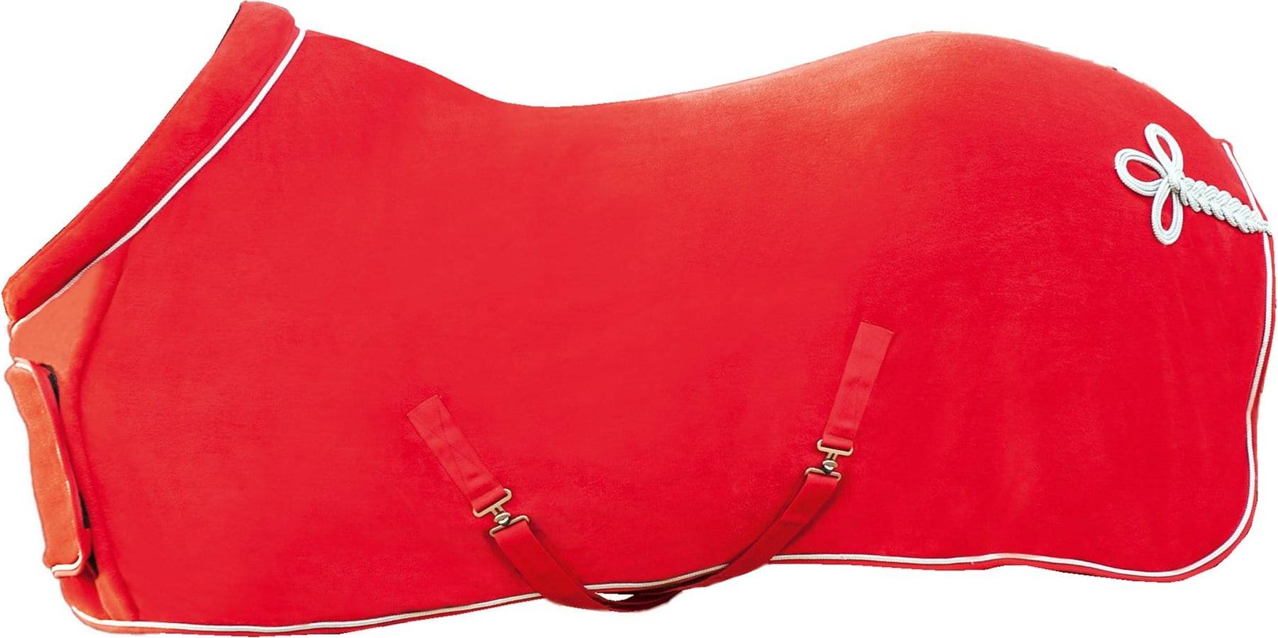 HKM Fleece Rug with Collar - Red