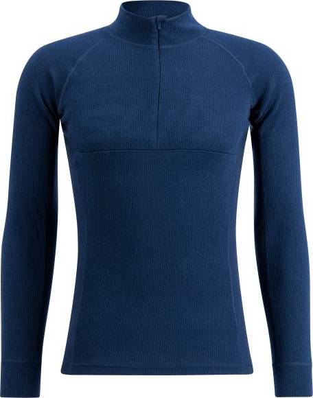 Merino Half Zip Pullover Azul