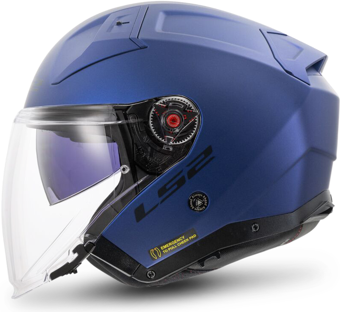 LS2 OF603 Infinity II Solid Jet Helmet - Matt Blue