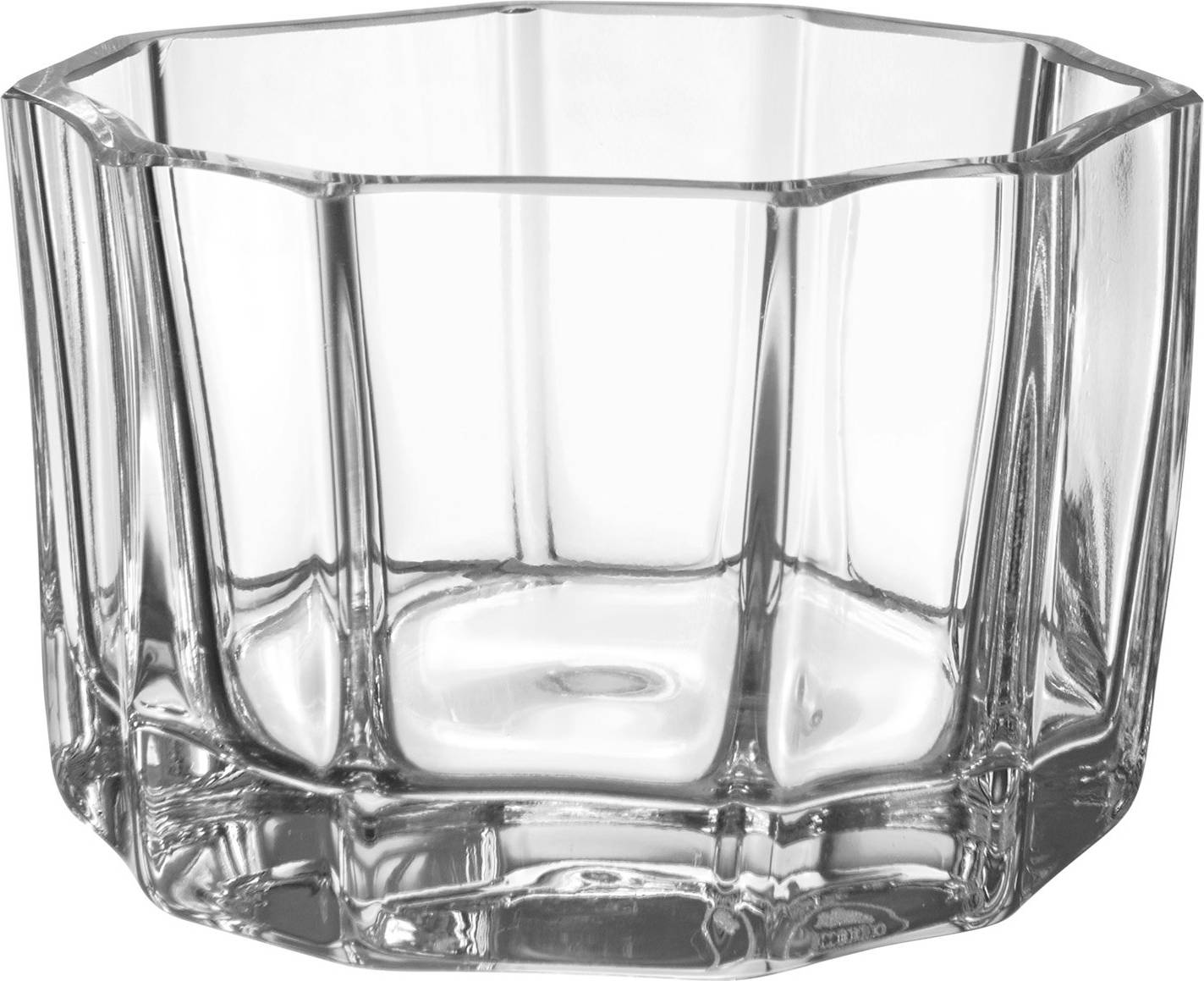 Orrefors Reed Clear Candle Holder