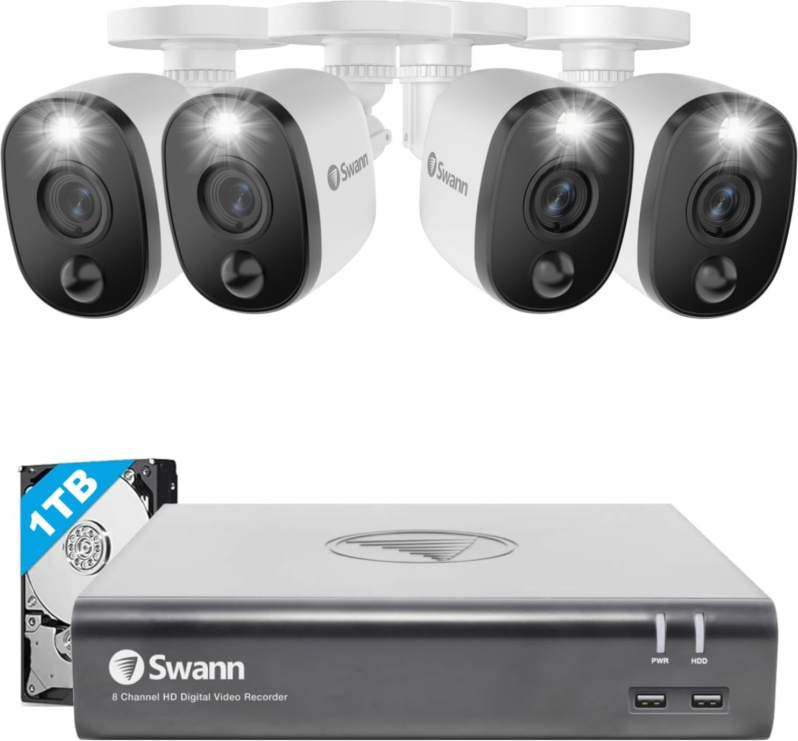 Dvr Swann 4-Channel 1080p DVR Security Camera System