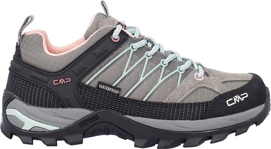 CMP Rigel Low Waterproof Trainers - Brown Beige