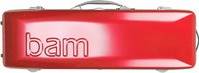 Bam Hightech Oblong Viola Case Raspberry Red Silver
