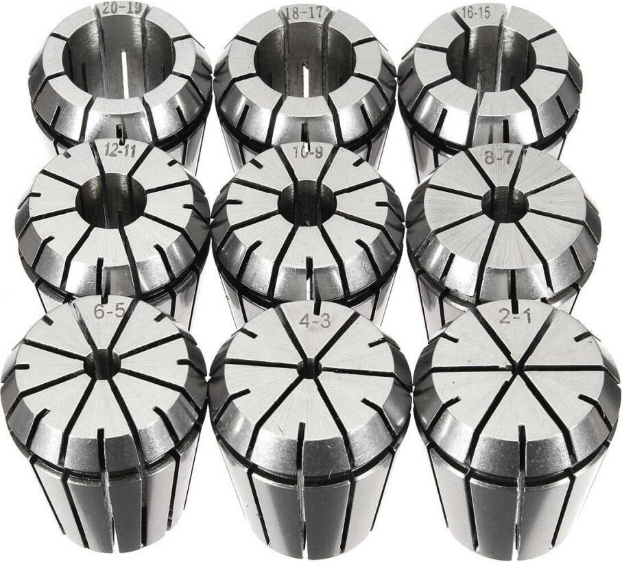 Greenzech 9 Pcs ER32 Precision Spring Collet