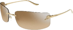 Cartier Panthère Classic Rimless Rectangle Gold