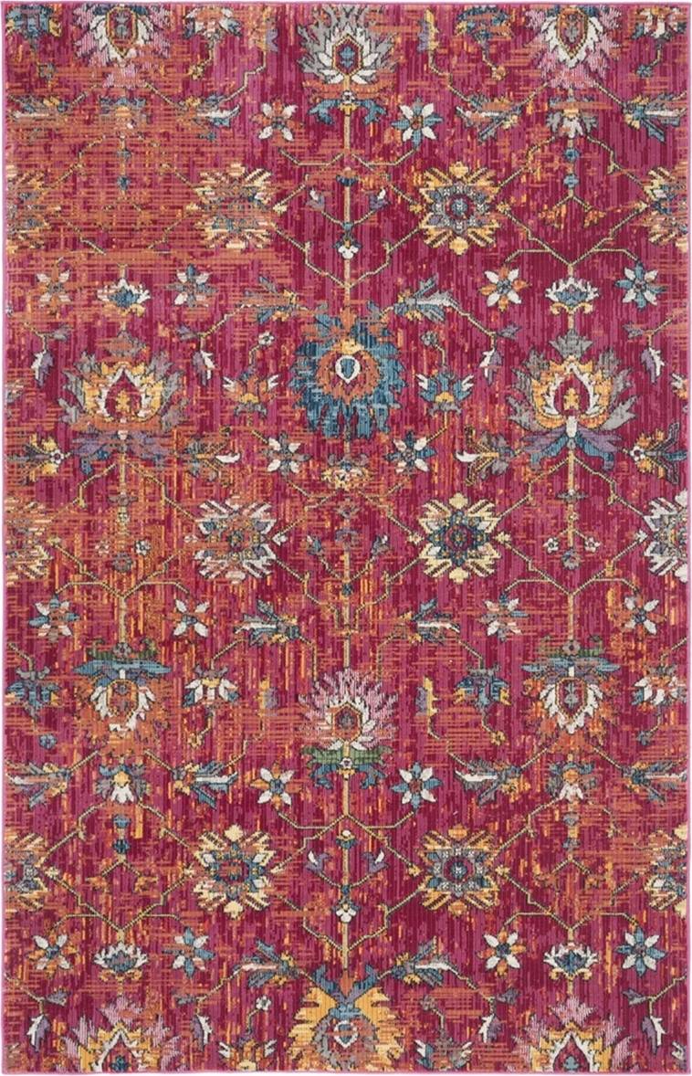 Safavieh Merlot 9' x 12' Rectangle Area Rug Multicolor, Red