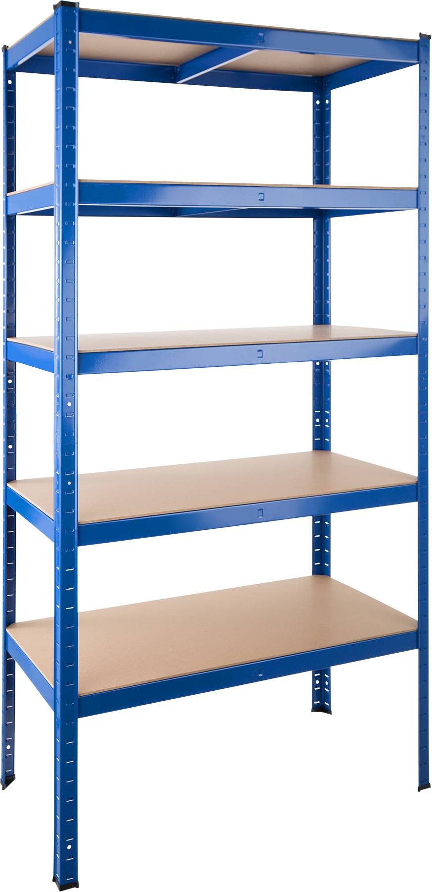 tectake 5 Tier Unit Heavy Duty Racking 180.5 x 45.5 x 90.5 cm Shelving System