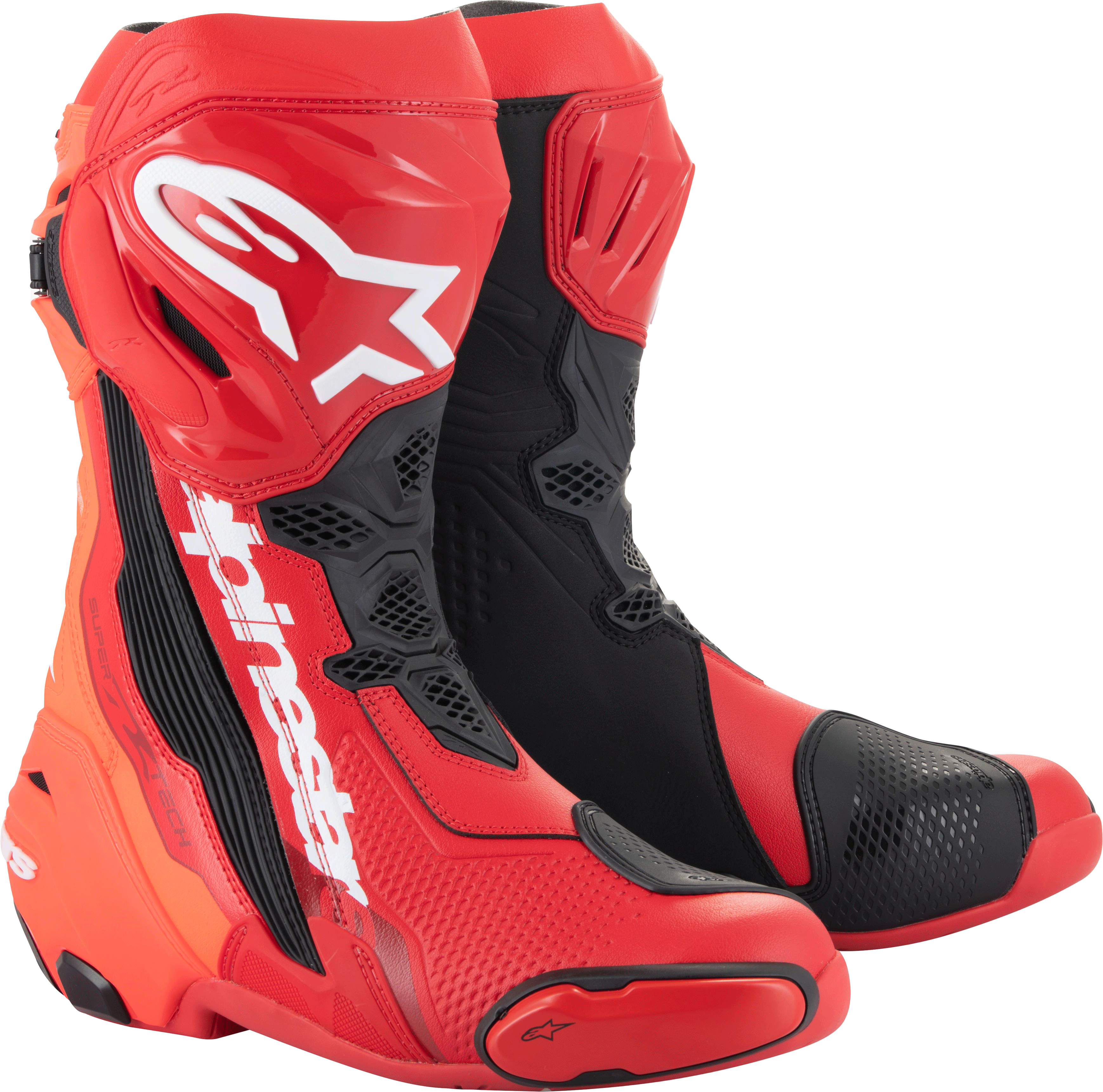 Supertech r Alpinestars Supertech R Boots Bright Red/red Fluo