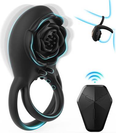 Sustainable Pleasure Vibrating Cockring With Remote Control