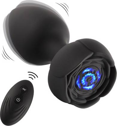 Sustainable Pleasure Vibrating Butt Plug With Remote Control
