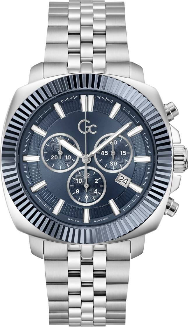 Guess Gc Multi-Function Stainless Steel Watch