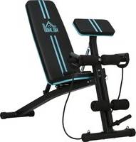 Weight bench Homcom Foldable Weight Bench Adjustable Strength Sit